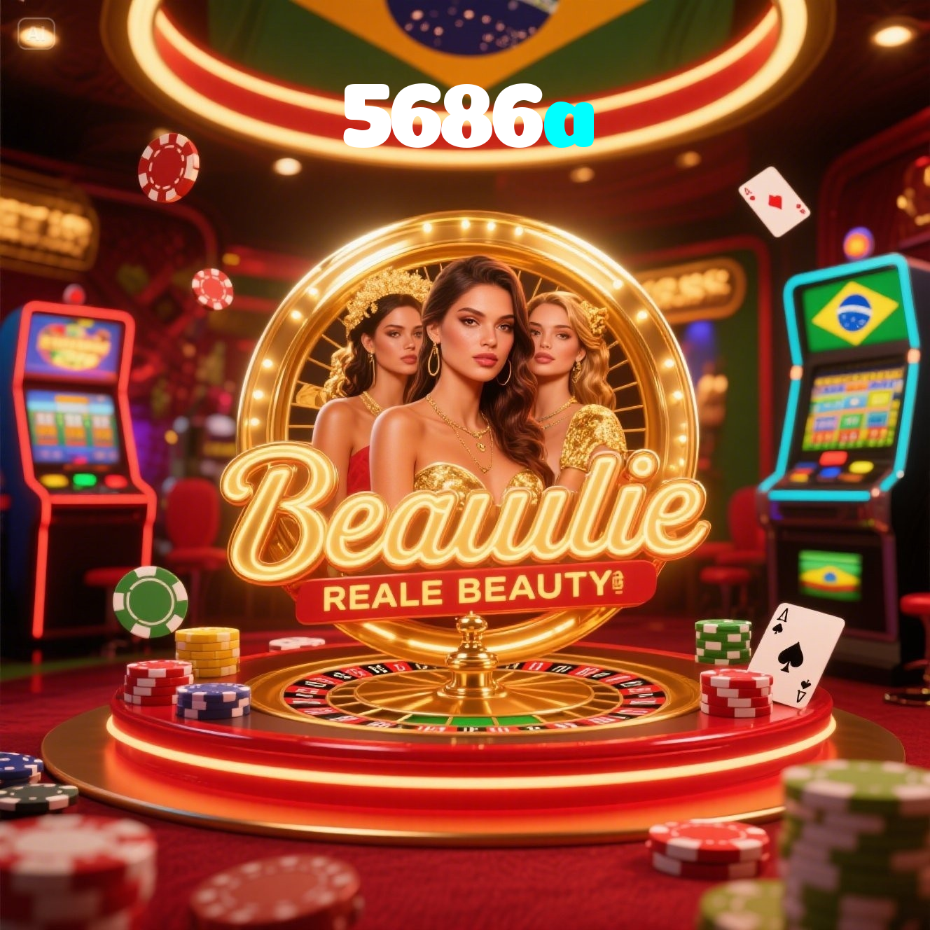5686a:Jogue poker e prove que você é o verdadeiro campeão das cartas!