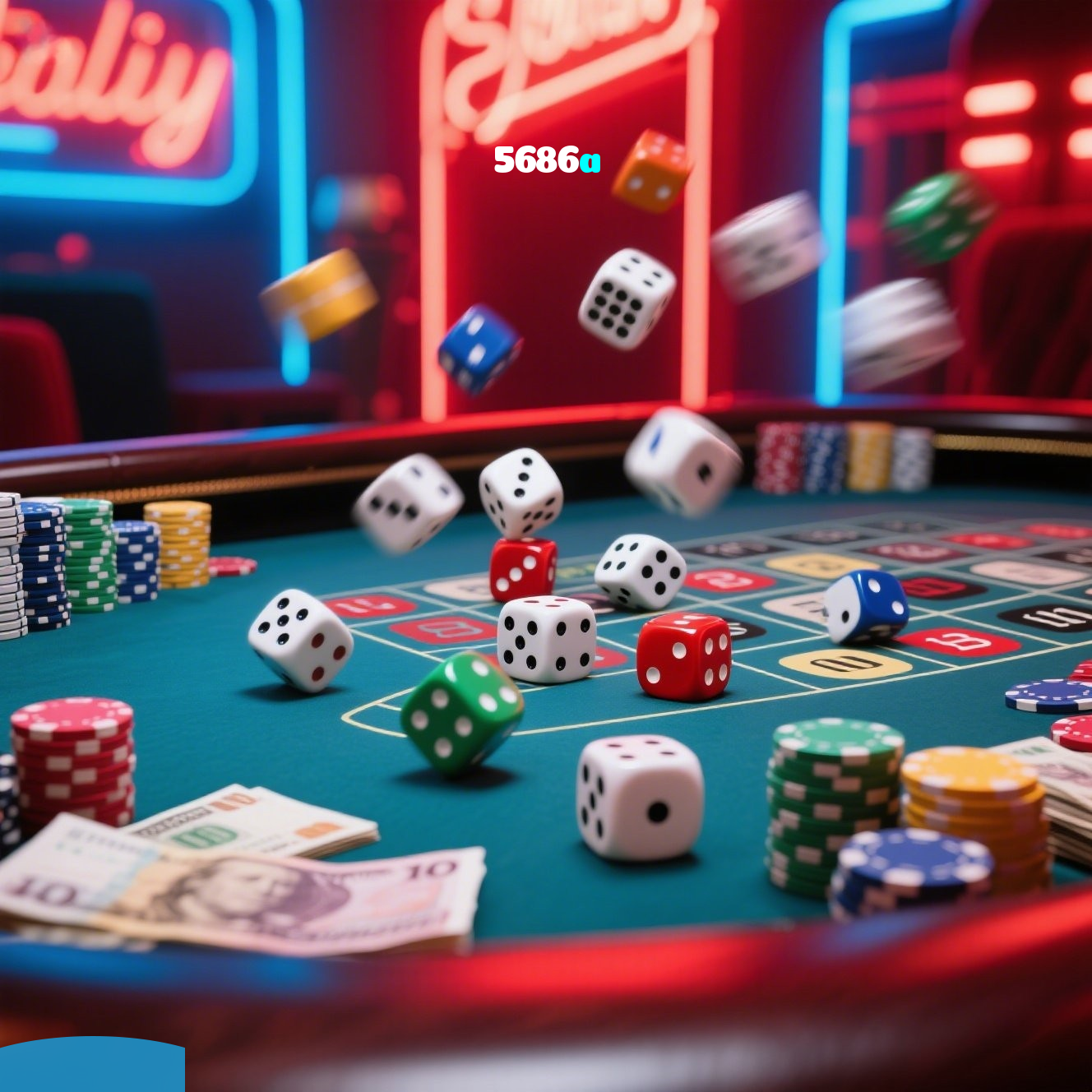 5686a：Jogue poker e conquiste a vitória nas cartas!