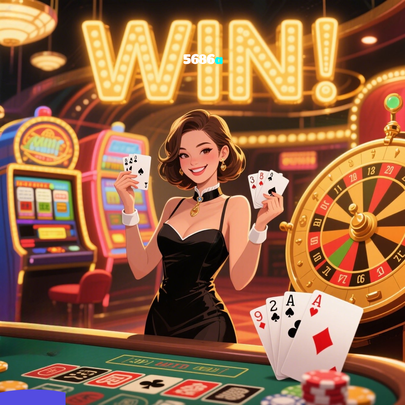 5686a：Cada giro nas slots é uma chance de mudar sua sorte!