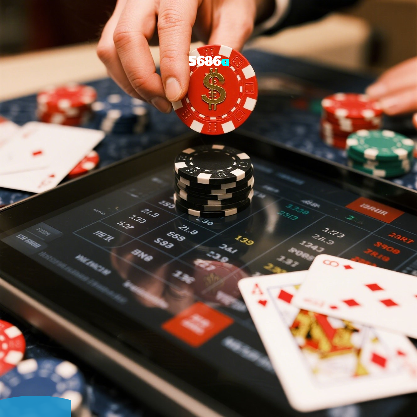 5686a：Jogue poker online e prove sua habilidade nas cartas!
