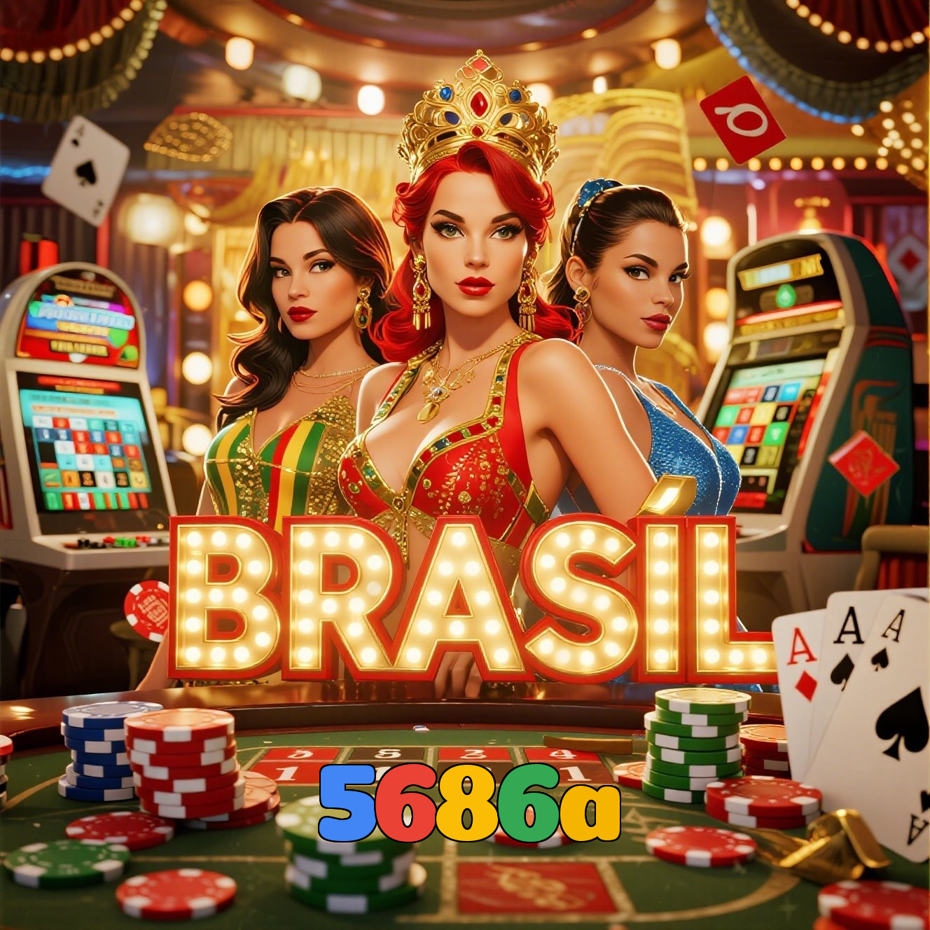 5686a：Em cada giro das slots, a vitória está ao seu alcance!